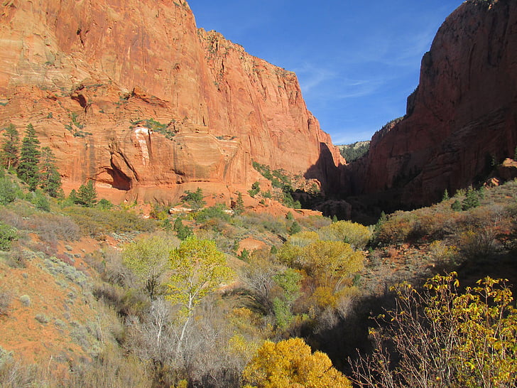 Bryce canyon, oranžové hory, kaňon, Národní, Příroda, červená, Bryce