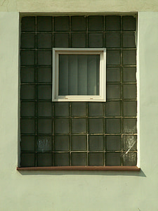 окно, стекло, Кирпич, Белый