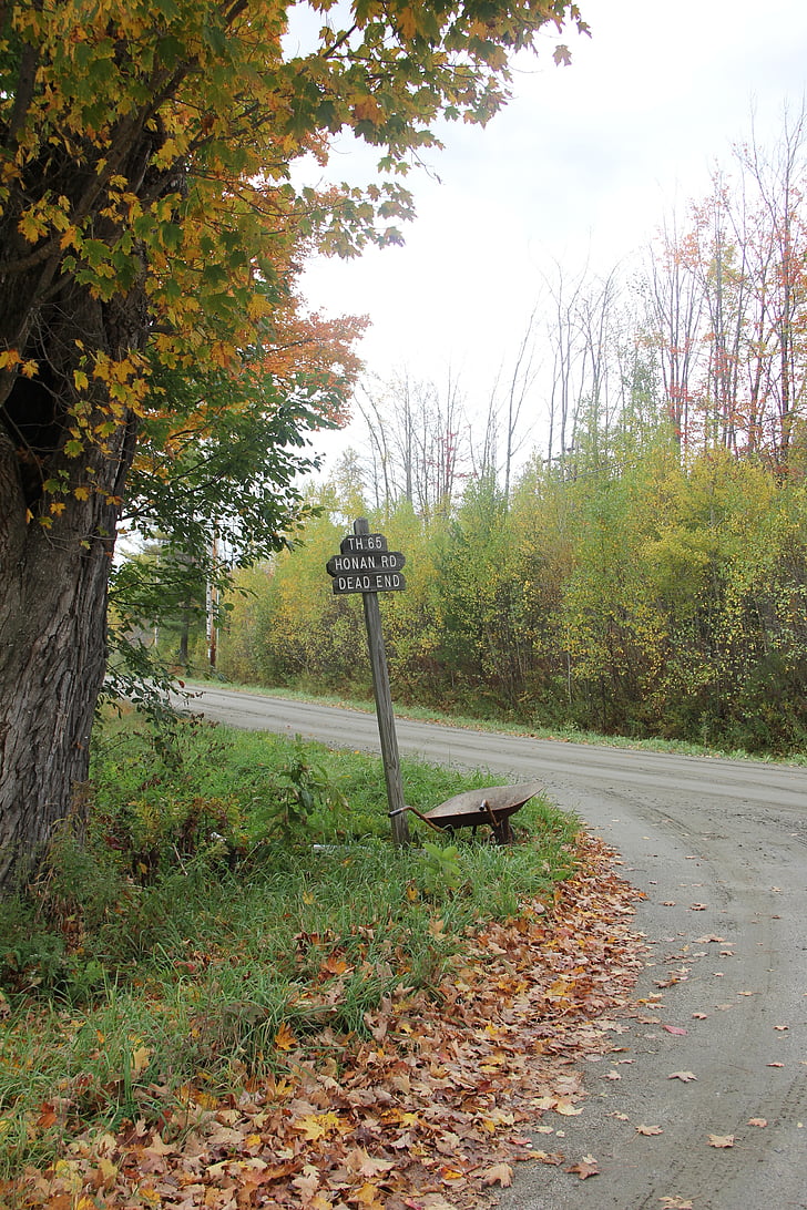 dead end, country road, sign, rural, signage