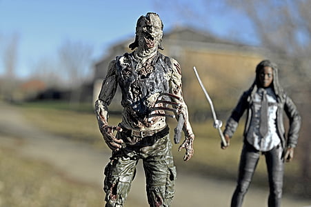 zombie, morti che camminano, Michonne, spada, non morti, Apocalisse, morte