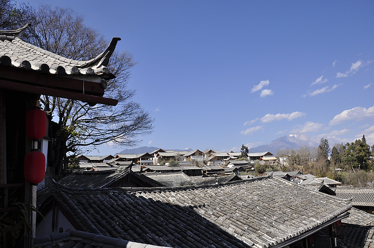 strehe, tradicionalni, nebo
