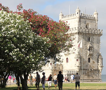 Belem, torredibelem, Portugali, Lissabonin, Lisboa, kuuluisa place, arkkitehtuuri