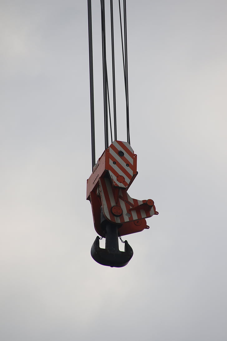 crane, hook, lift, wire, great, denmark