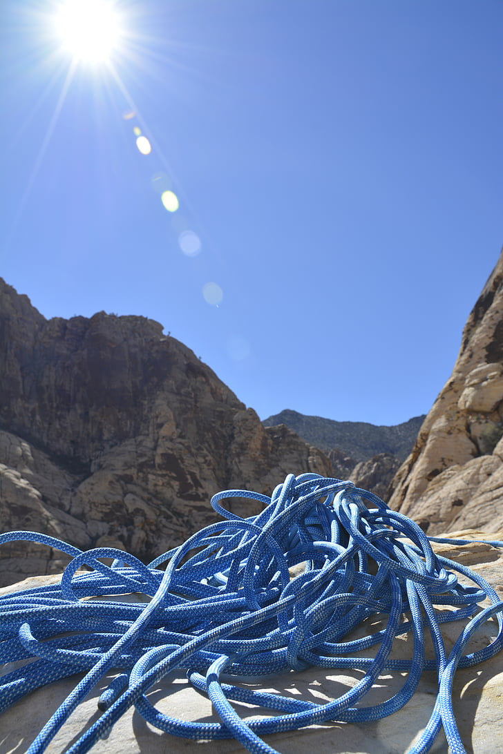 climbing, rope, summit, roche, landscape