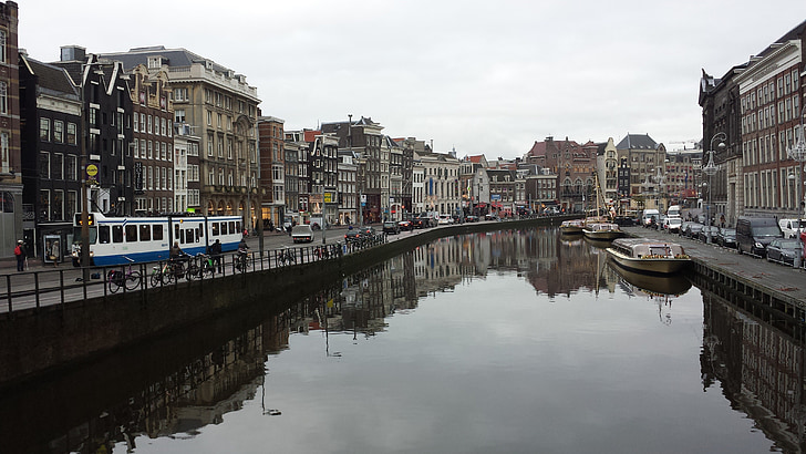 Amsterdam, canal, Rokin