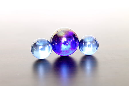 marbles, balls, garnish, abstract, reflection