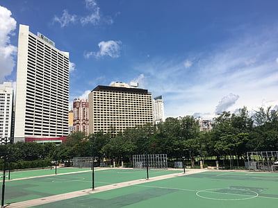 Bahía de la calzada, edificio, Hong kong, Parque Victoria, negocios