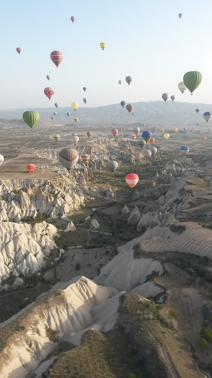 ballon, tour en montgolfière, aventure, Turquie, Cappadoce, ballon à air chaud, Flying