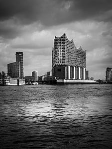 Hamburg, City, oras mare, Hanseatic city, apa, Râul, Lacul