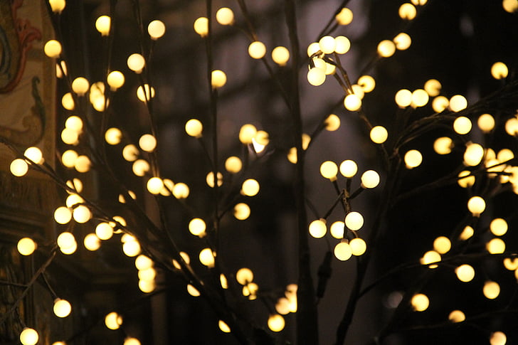 llums, llum, Nadal, il·luminació, llums de corda, garlanda de llum, làmpades