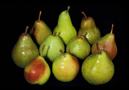 pears, fresh, harvest, fruit, healthy, ripe, sweet