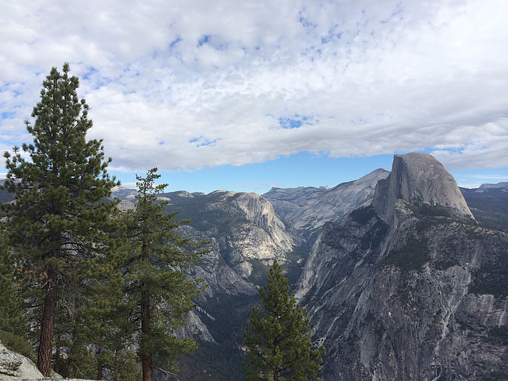 Yosemite, hegyek, nemzeti park, Amerikai Egyesült Államok, el capitan, hegyi, természet