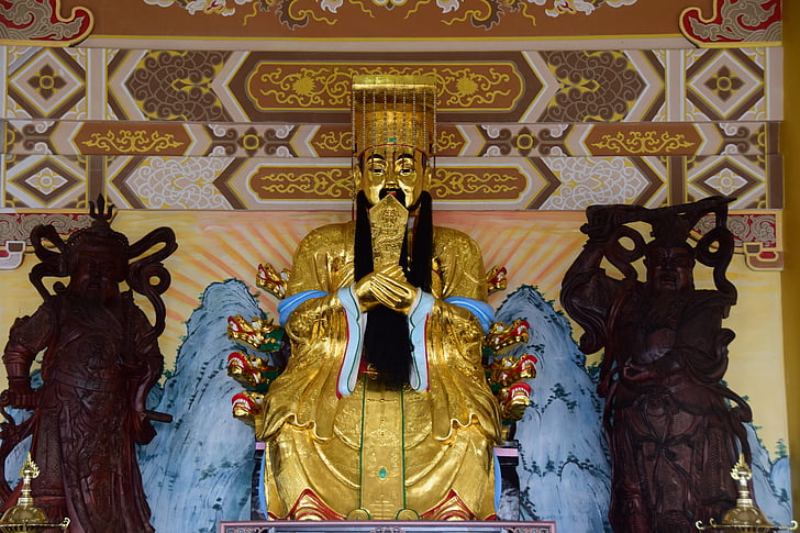 ídolo, no Palacio de tianyuan 極, el emperador de jade