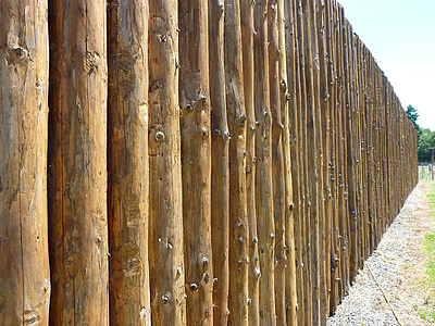 perspective, fence, fort, wooden, texture, pattern, interesting