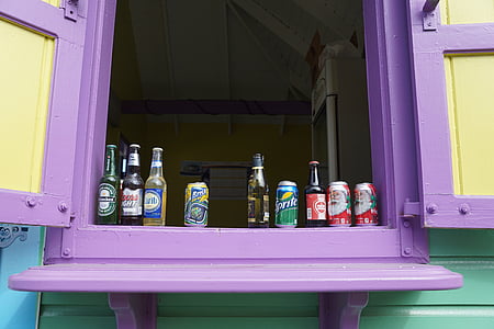 bar, colorido, Ilha virgens britânica, coctail, bebida, venda, mercado