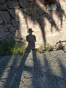 іспаномовні, тіней, lichtspiel, ковбой, капелюх, людина, портрет