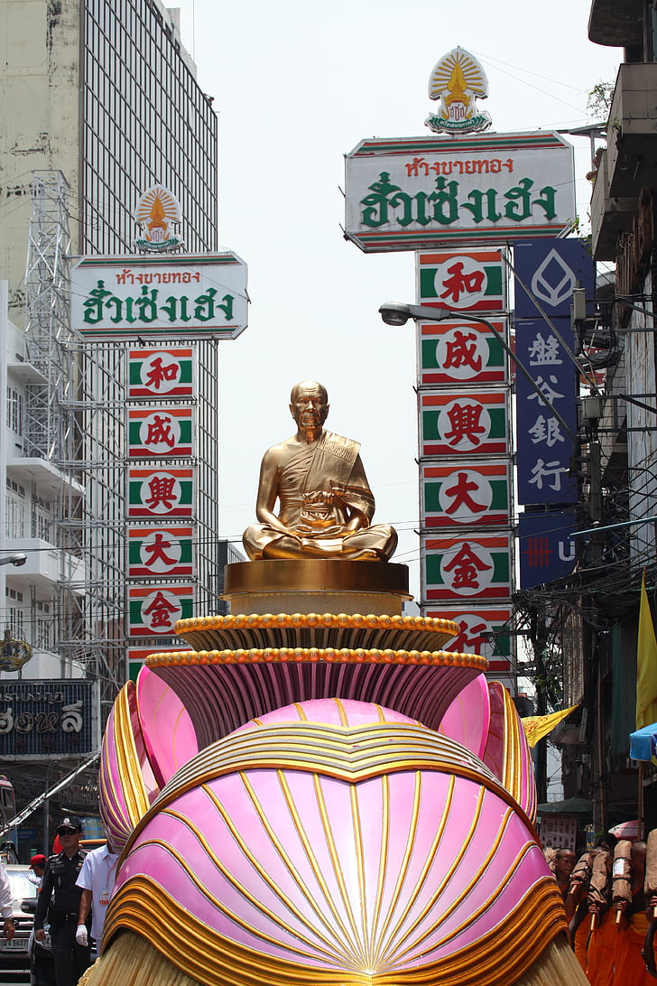 budha, Monks, Zelts, Budisms, phramongkolthepmuni, dhammakaya pagoda, WAT