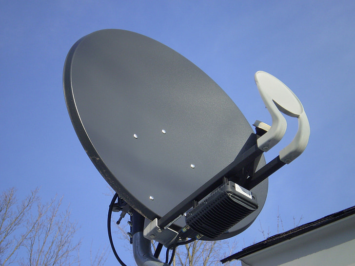 satelit, piring, penerima satelit, Penerima, parabola, antena, komunikasi