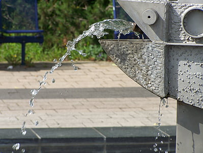 water, gargoyle, drip, fountain, figure, water jet, water fountain