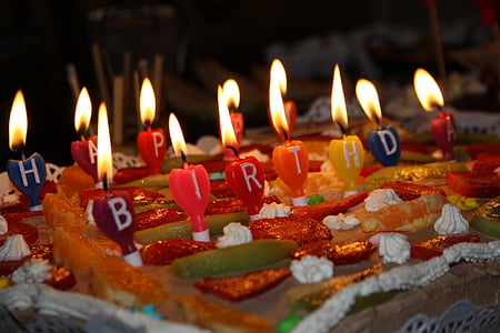 catering, food, trencaclosques, birthday, candle, flame, burning