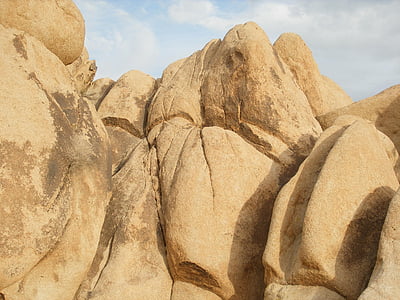 głazy, kamienie, skały, park narodowy Joshua tree, Moja, Mojave desert, krajobraz