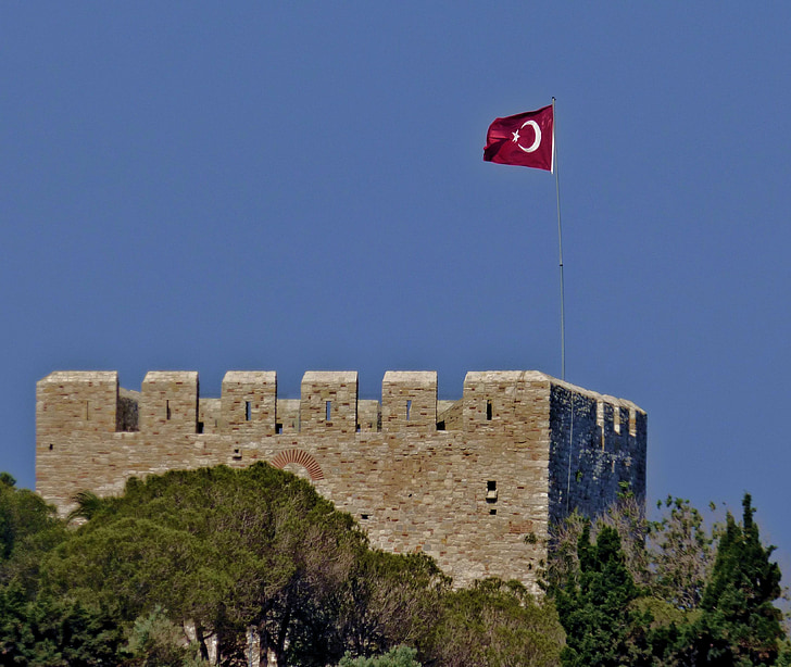 fort, Tyrkia, arkitektur, reise, festning, turisme, gamle