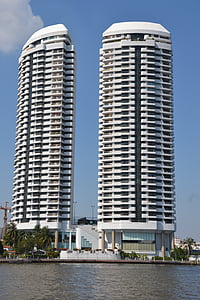 apartments, high rise, hotel, building, city, high-rise, urban