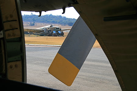 c-160, 飞机, 飞机, 固定的翼, 显示, 静态, 门
