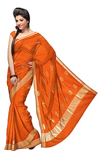 saree, fashion, silk, dress, woman, model, clothing