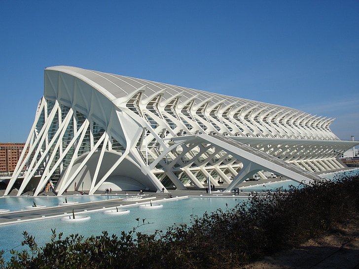Oceanografic, Valencia, építészet, Spanyolország