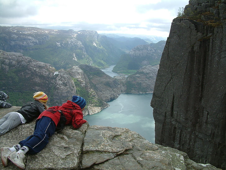 Norvège, vacances, courage, paysage, fjord, Scandinavie, Norge