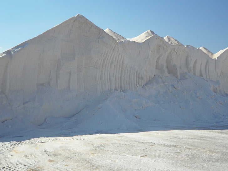 salt, salzberg, salt mountain, white, salt pans, sea salt, industry