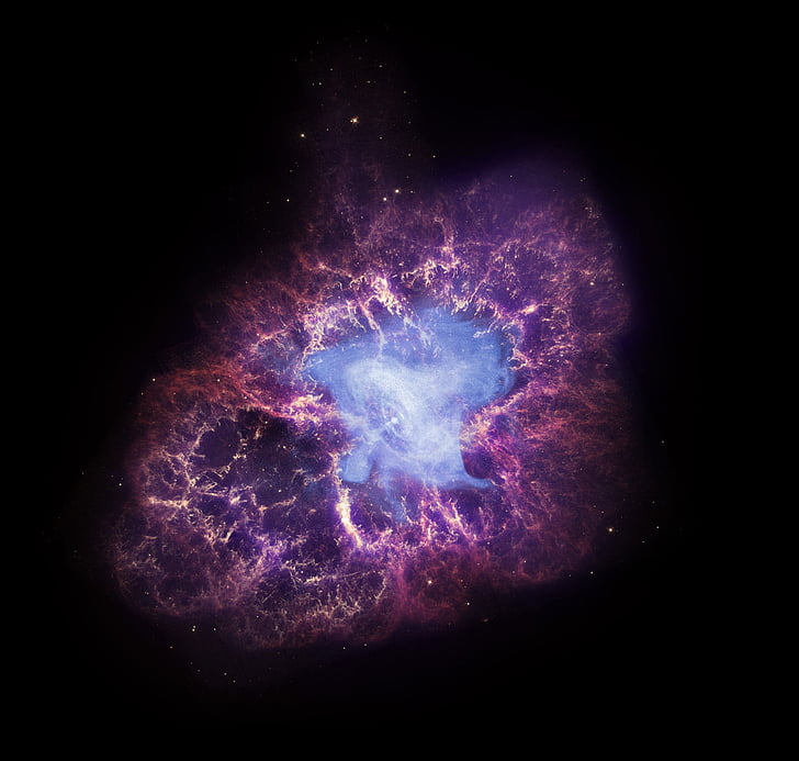 Krabbetågen, plads, M1, NGC 1952, Taurus en, glød, universet