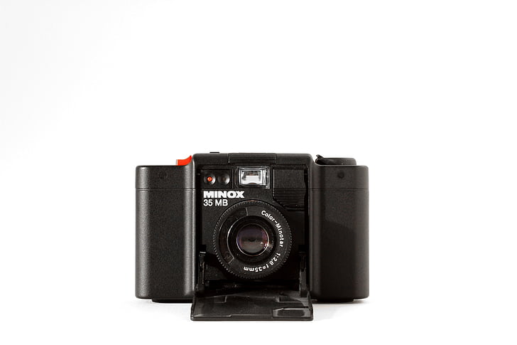 Minox, analogový, fotoaparát, bokovky, Fotografie, staré, dálkoměrný fotoaparát