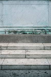 beton, umazano, vzorec, stopnice, koraki, na prostem, ni ljudi