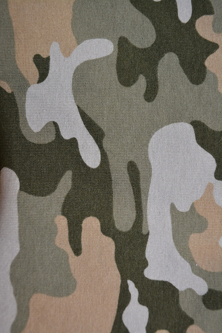 patroon, camouflage, militaire, uniform, textuur, ribbels en noppen, bestrijding van