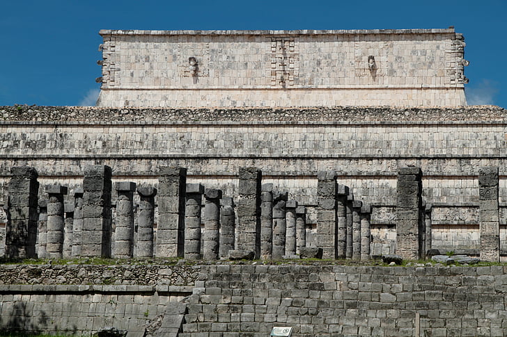 Mexiko, ruiny, Chichen itza, Mayové, Aztékové, archeologie, starověku