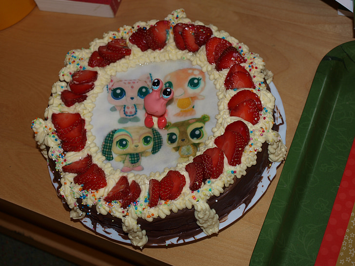 kakku, syntymäpäivä, konditoriassa, lapsi, lapset, Jubilee, Ruoka