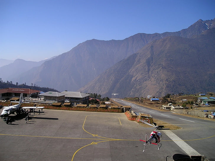 nepal, airport, lukla, everest, trek