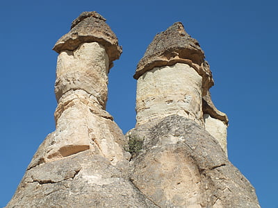 Kapadokija, Goreme, Rokas, uolų bokštai, erozija, Turkija