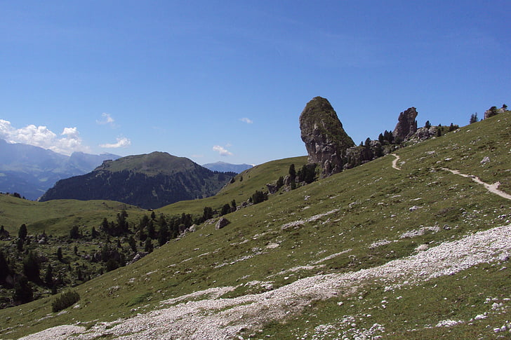Val gardena, el Tyrol del sur, Alpes, Dolomitas