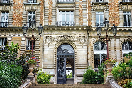 Hotel, França, Vittel, Grand hotel, arquitetura, fachada, elegante