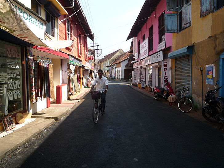 Cochin, Kochi, Indien, Kerala, Fort kochi, jøde by, jøde street