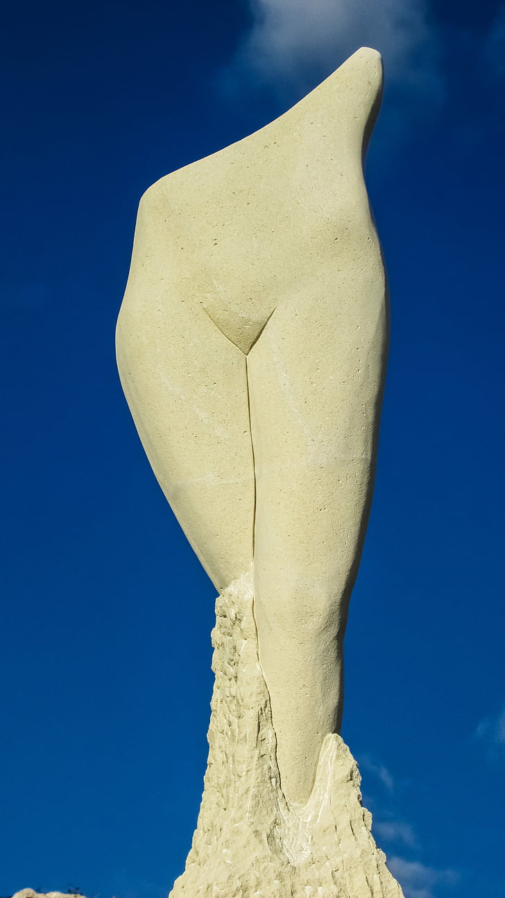 cyprus, ayia napa, sculpture park, woman, body