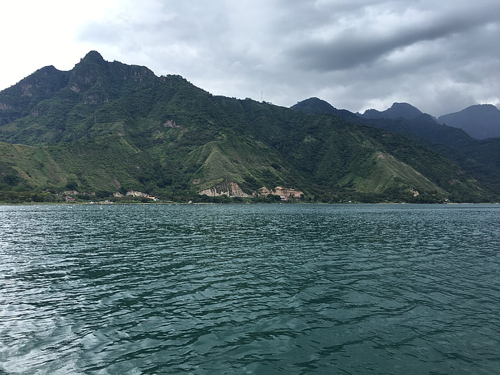 Lake, Bergen, Guatemala, water, landschap, natuur, schilderachtige
