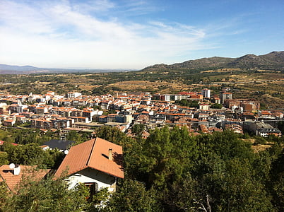 Béjar, град, пейзаж, градски пейзаж, град, Европа, покрив