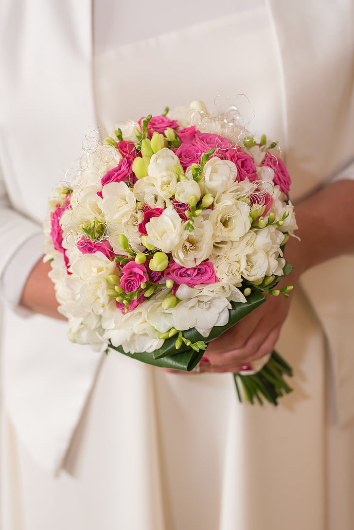bouquet, matrimonio, Sposa