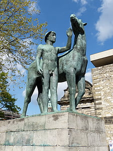 Hannover, Baja Sajonia, casco antiguo, históricamente, Monumento, estatua de, escultura