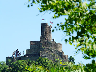 og rundt Burgruine jeffstevenstone, ehrenbürg, ruin, slottet, bygge, ordens slott, middelalderen
