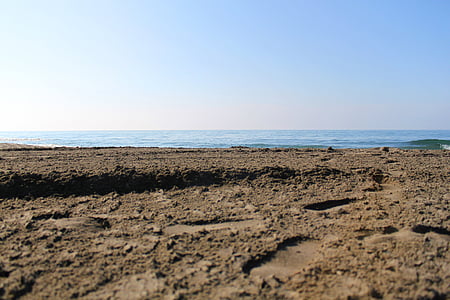 Já?, pláž, Španělsko, písek, Costa del sol, voda, vlna